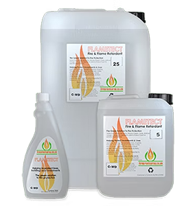 2 Flametect CWD+Flame Retardant paint